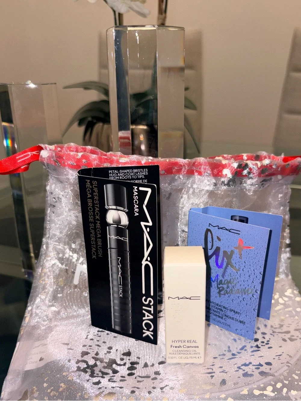 MAC Cosmetics includes mascara sheer